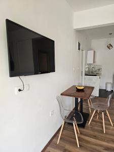 TV a/nebo společenská místnost v ubytování Apartmani Radman 1 - Igalo