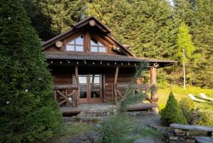Vonkajšia záhrada v ubytovaní Forest House exclusive