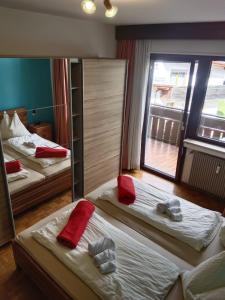 Postel nebo postele na pokoji v ubytování Plose Appartements