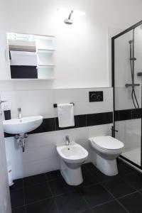 Koupelna v ubytování Affittacamere Poerio