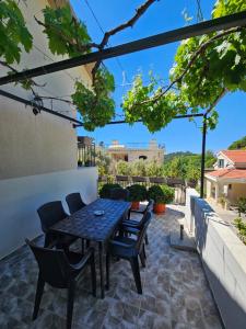 Balkón nebo terasa v ubytování Vila Lučica apartman pogled na more