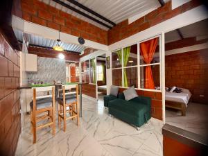 Χώρος καθιστικού στο Apartamento Piso 3 Casa 5 Hospedaje Atlantis