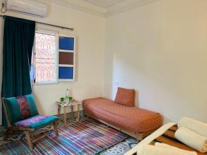 Ruang duduk di Riad Imndi