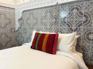 Katil atau katil-katil dalam bilik di Riad Imndi