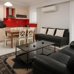 Η κουζίνα ή μικρή κουζίνα στο Spacious Apartment Anatoli Ioannina