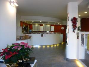 The lobby or reception area at Albergo Borgonovo