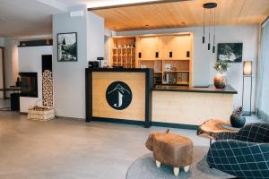 Köök või kööginurk majutusasutuses Hotel Jägerhof