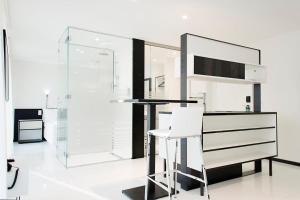Vannituba majutusasutuses Boutiquehotel Thessoni Classic & Self service Residence Home Zürich