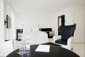 Istumisnurk majutusasutuses Boutiquehotel Thessoni Classic & Self service Residence Home Zürich