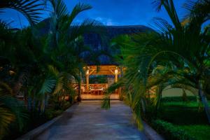 African Roots Guesthouse Entebbe tesisinin dışında bir bahçe