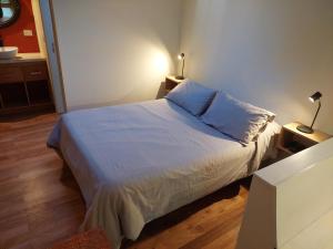 Postel nebo postele na pokoji v ubytování Monoambiente para huéspedes Silvana