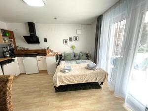 Η κουζίνα ή μικρή κουζίνα στο Morgensonne +19 φωτογραφίες