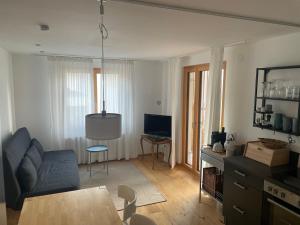 TV a/nebo společenská místnost v ubytování Haus Olga
