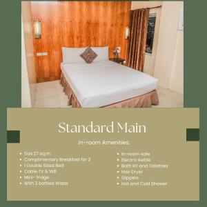 Katil atau katil-katil dalam bilik di Viewpark Hotel Tagaytay