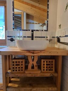 Koupelna v ubytování Casa Prabellino