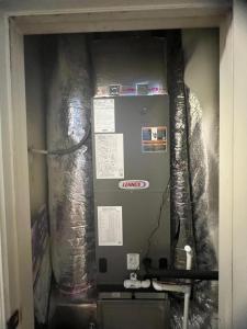 a machine is wrapped in plastic in a room at Modern Oakleaf Condo in Orange Park +34 photos