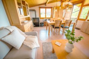 Posezení v ubytování Chalet vue Alpes et lac