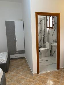 Koupelna v ubytování Guesthouse SELI