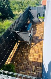 Balkón nebo terasa v ubytování MAGIC M Apartment