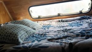 Postel nebo postele na pokoji v ubytování Autocaravana para pasar la noche