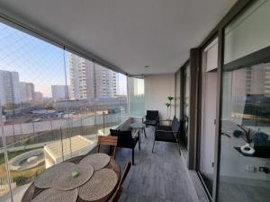 Posezení v ubytování Modern apartment in Montemar