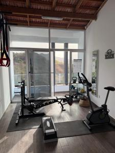 Posilňovňa alebo fitness centrum v ubytovaní VILLA NAYELI Luxury and Simplicity