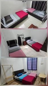 En eller flere senge i et værelse på ADEEB's HOMESTAY