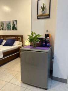 Postel nebo postele na pokoji v ubytování JORA Studio Apartment 1-B