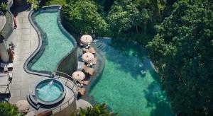 Bazén v ubytování Aksari Luxury Resort & Spa Ubud by Ini Vie Hospitality nebo v jeho okolí