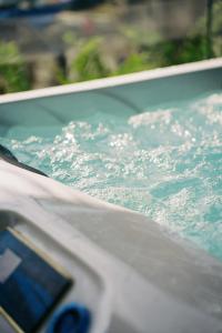 a close up of a pool of water at Anam Beach Resort in Calatagan