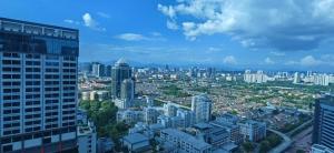 an aerial view of a city with tall buildings at Sunway Geo Suites CA0F at Sunway City by Ezprop in Subang Jaya