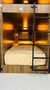 Katil atau katil-katil dalam bilik di Ha Giang Loop Discovery Hostel