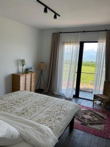 Postel nebo postele na pokoji v ubytování Chateau Resse