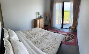 Postel nebo postele na pokoji v ubytování Chateau Resse