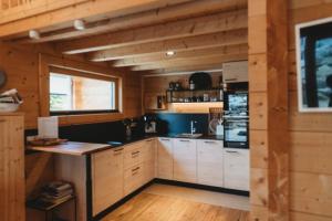 Dapur atau dapur kecil di Lieblingsort - Schwarzwald Chalet Lodges