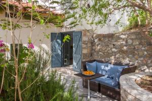 Posezení v ubytování Chorio House Platanias
