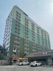 Budova, kde se aparthotel nachází