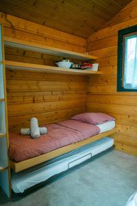 Posteľ alebo postele v izbe v ubytovaní Camping Sérendipité
