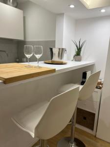 Kuchyňa alebo kuchynka v ubytovaní Modern Mini Loft apartment Roma