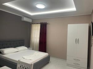 Vila Topi客房内的一张或多张床位