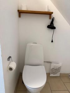 Koupelna v ubytování Guesthouse Hune