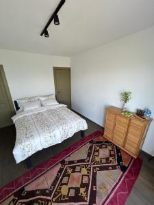 Postel nebo postele na pokoji v ubytování Chateau Resse