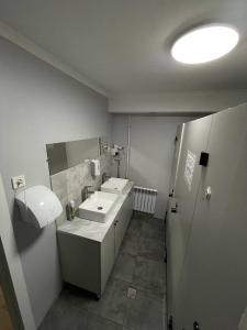 Koupelna v ubytování Hostel Nomad