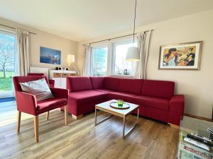 Posezení v ubytování Ferienhaus Wackerhus