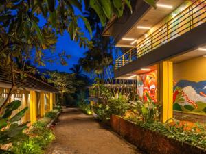 Garður fyrir utan The Hosteller Wayanad, Vythiri