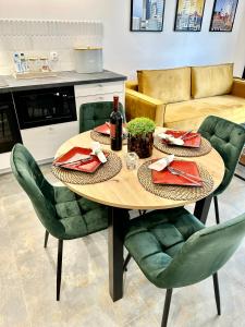Ruang duduk di Apartament Modesta Przy Aquaparku Reda +37 gambar
