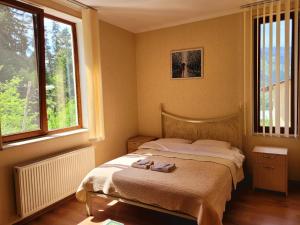 Postelja oz. postelje v sobi nastanitve Hotel forest echo