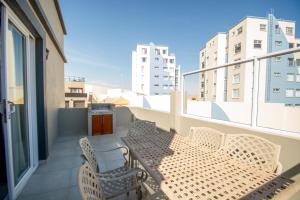 Balkón nebo terasa v ubytování Long Beach Selfcatering Namibia