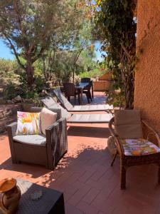 A seating area at Casa MìMì