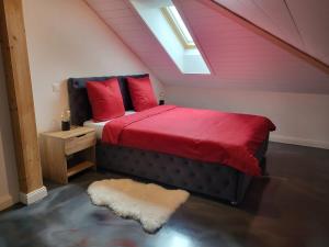 Postel nebo postele na pokoji v ubytování Le loft